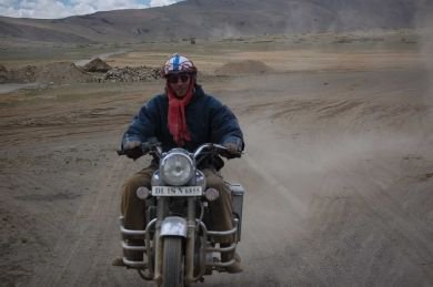 Motorradreise Indien Himalaya Hochebene von Sarchu